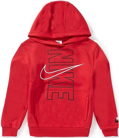 Nike Big Kids Cozy Club Black Block 3 Hoodie