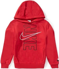 Nike Big Kids Cozy Club Black Block 3 Hoodie