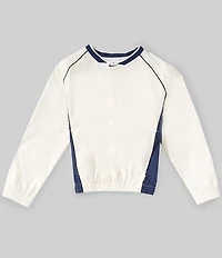 Nike Big Kids' Woven V-Neck Long-Sleeve Top