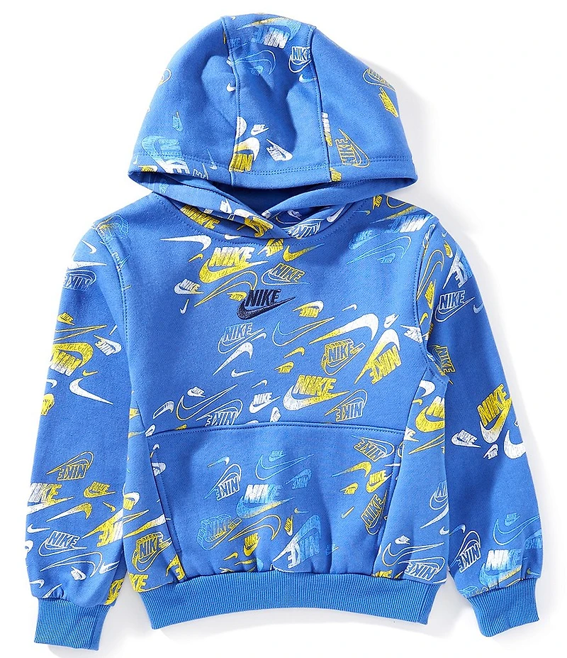 Nike Little Boys Allover Print Reveal Fleece Hoodie