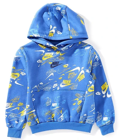 Nike Little Boys Allover Print Reveal Fleece Hoodie