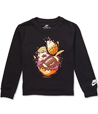 Nike Little Boys Long Sleeve Multi Sport T-Shirt
