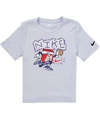 Nike Little Boys Short-Sleeve Chalky Basketball Boxy T-Shirt