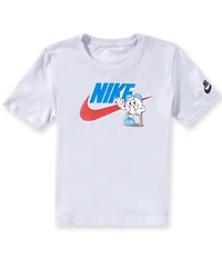 Nike Little Boys Short Sleeve Futura Baseball Character Tee
