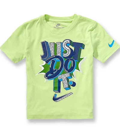 Nike Little Boys Short Sleeve #double;Just Do It #double; T-Shirt
