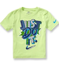 Nike Little Boys Short Sleeve #double;Just Do It #double; T-Shirt