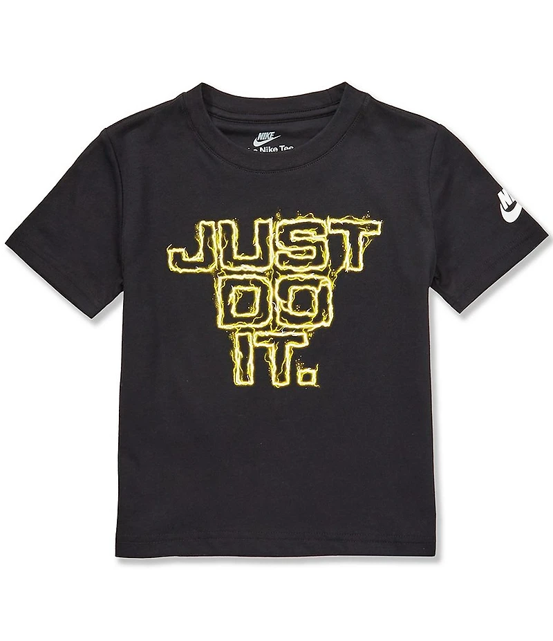 Nike Little Boys Short-Sleeve Lightning #double;Just Do It#double; T-Shirt