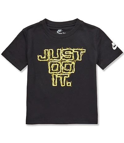 Nike Little Boys Short-Sleeve Lightning #double;Just Do It#double; T-Shirt