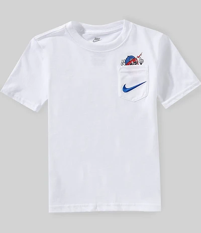 Nike Little Boys Short Sleeve Peace Boxy T-Shirt