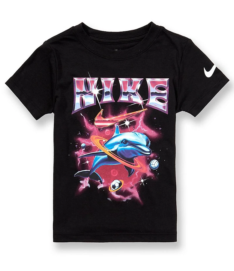 Nike Little Girls Short Sleeve Dolphin Tee