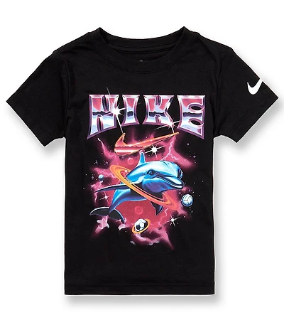 Nike Little Girls Short Sleeve Dolphin Tee