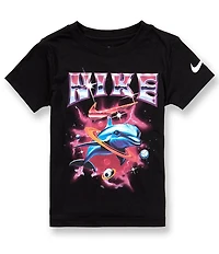 Nike Little Girls Short Sleeve Dolphin Tee