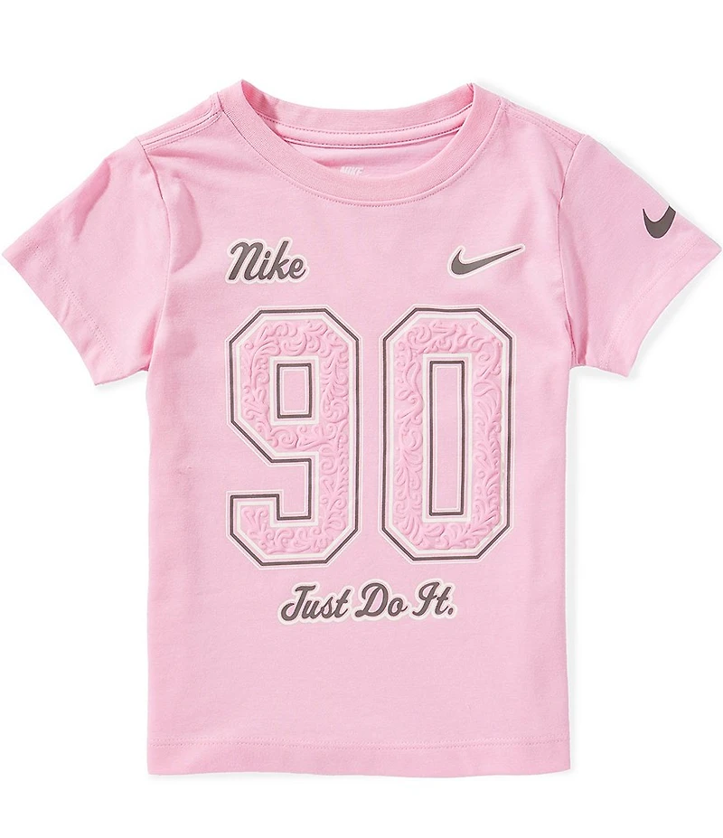 Nike Little Girls Short Sleeve Juxta Ringlet Tee