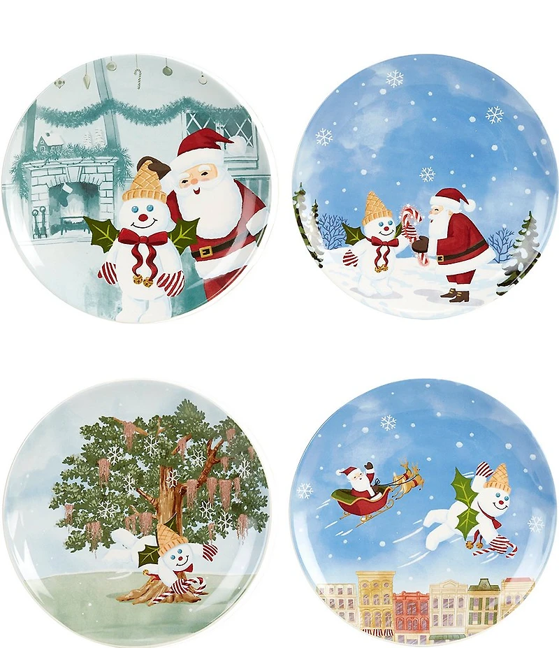 Noble Excellence Mr Bingle Accent Plates, Set of 4