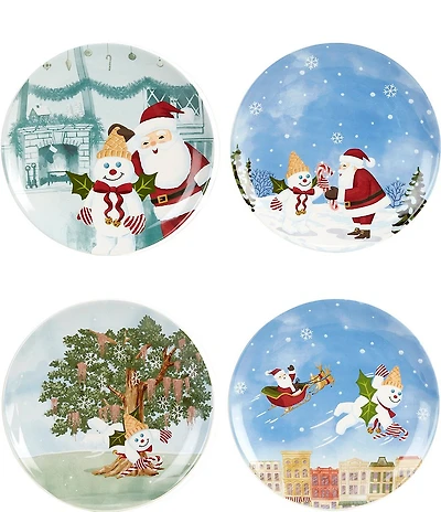 Noble Excellence Mr Bingle Accent Plates, Set of 4