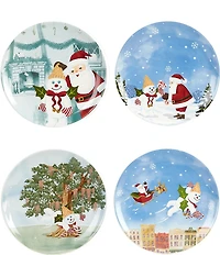 Noble Excellence Mr Bingle Accent Plates, Set of 4