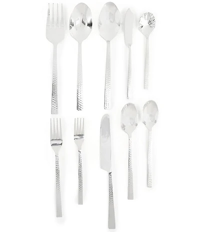 Noble Excellence Pioneer 45-Piece Stainless Steel Flatware Set