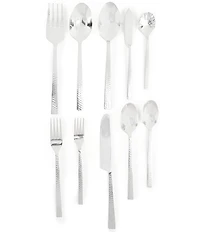 Noble Excellence Pioneer 45-Piece Stainless Steel Flatware Set