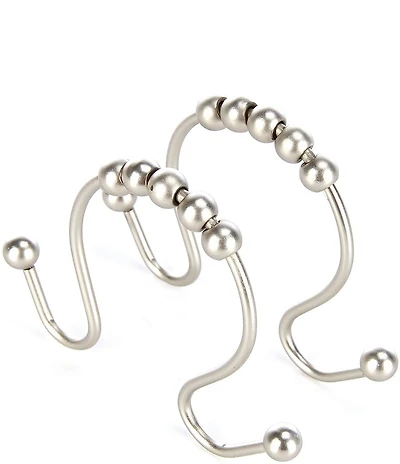 Noble Excellence Roller Ball Shower Curtain Hook Set