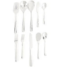 Noble Excellence Urban 45-Piece Stainless Steel Flatware Set