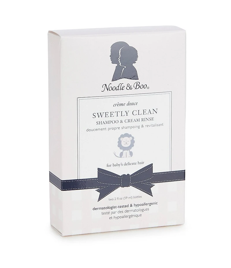 Noodle & Boo Sweetly Clean Shampoo & Cream Rinse Bathtime Travel Kit