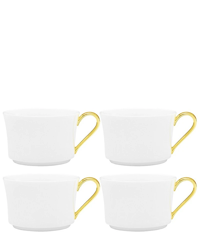 Noritake Accompanist Collection Set of 4 Teacups