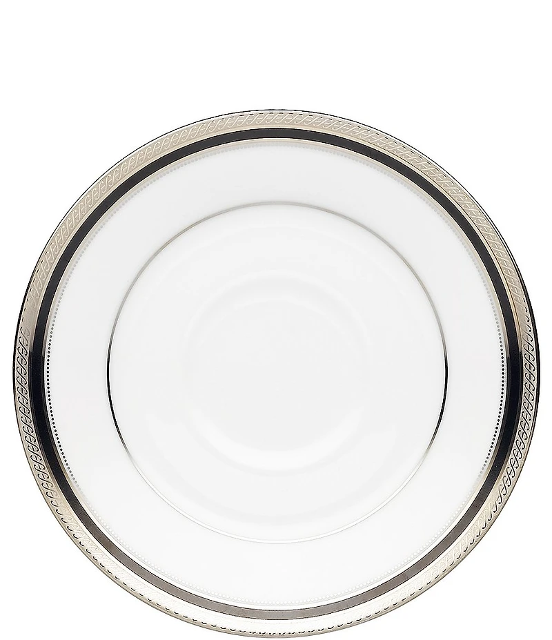 Noritake Austin Platinum Porcelain Saucer