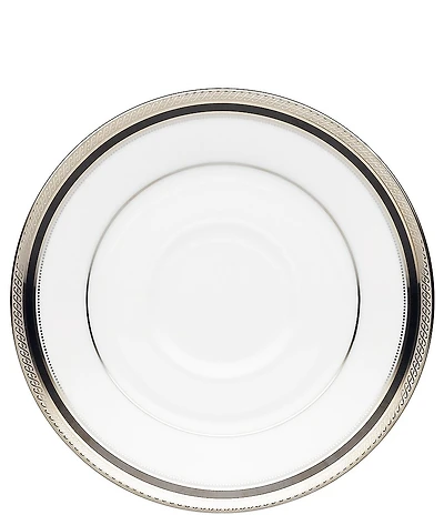 Noritake Austin Platinum Porcelain Saucer