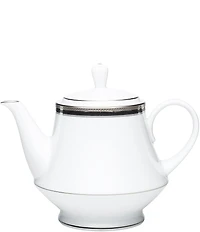 Noritake Austin Platinum Porcelain Tea Pot