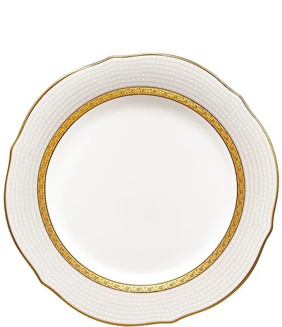 Noritake Charlotta Gold Scalloped Accent Plate
