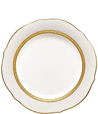 Noritake Charlotta Gold Scalloped Accent Plate