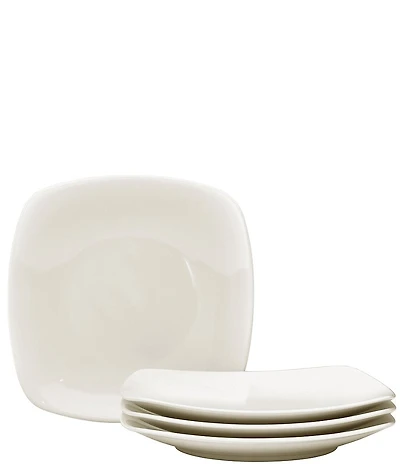 Noritake Colorwave Naked Collection Square Dinner Plates, Set of 4