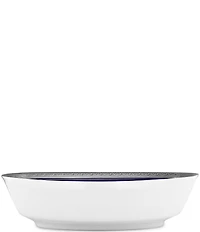 Noritake Crestwood Cobalt Platinum Porcelain Oval Vegetable Bowl