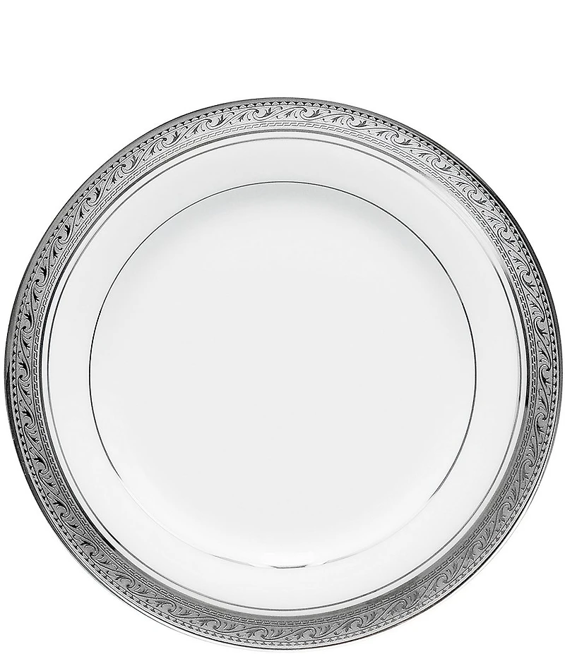 Noritake Crestwood Etched Platinum Porcelain Bread & Butter Plate