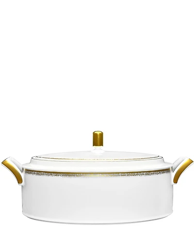 Noritake Haku Collection Covered Vegetable Bowl