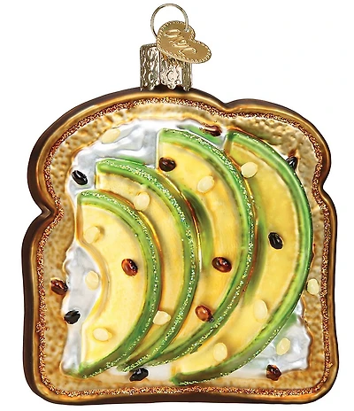 Old World Christmas Avocado Toast Ornament