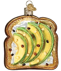 Old World Christmas Avocado Toast Ornament