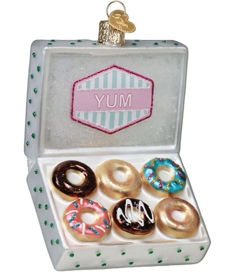 Old World Christmas Box Of Donuts Ornament