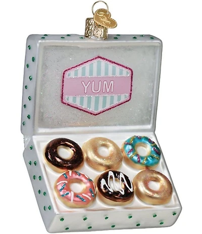 Old World Christmas Box Of Donuts Ornament