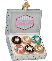 Old World Christmas Box Of Donuts Ornament