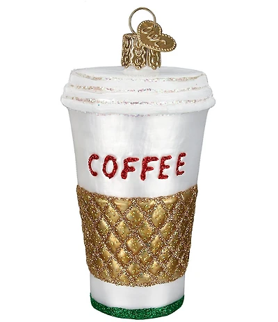 Old World Christmas Coffee To Go Ornament