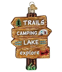 Old World Christmas Gone Camping Ornament