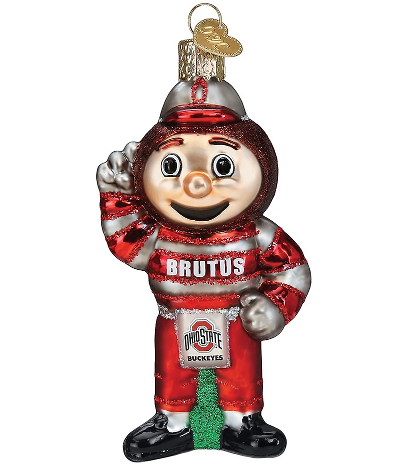 Old World Christmas Ohio State University Brutus Buckeye Ornament