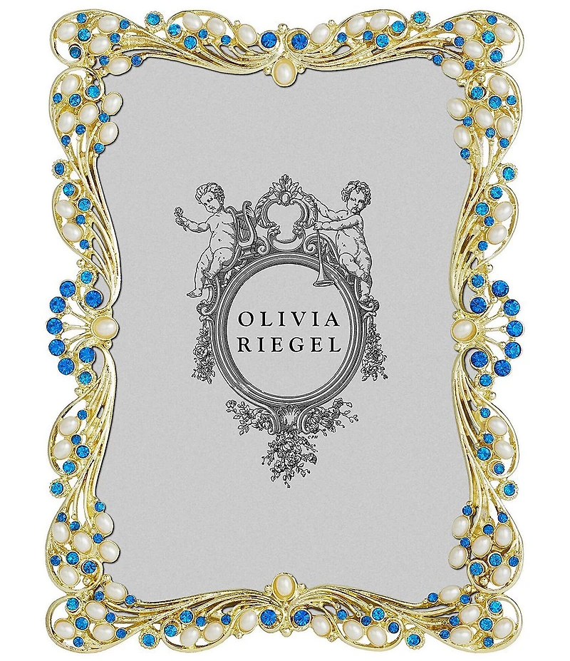 Olivia Riegel Audrey Crystal and Pearl Frame