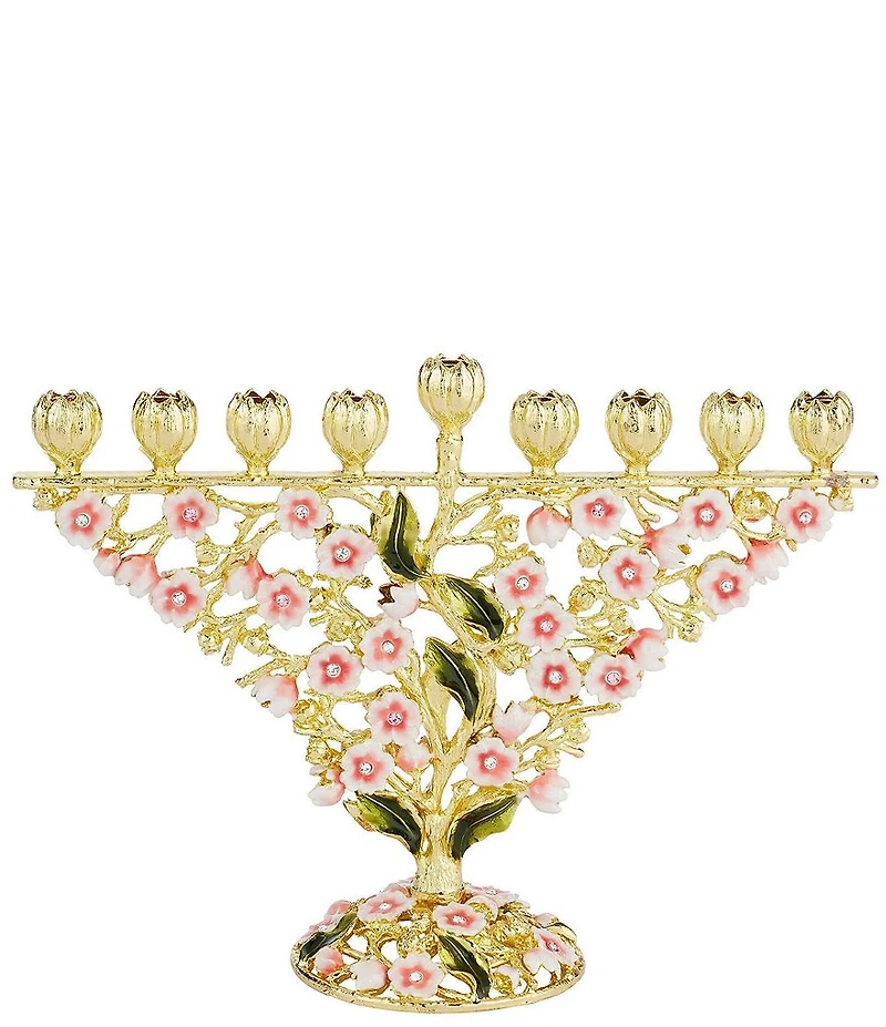 Olivia Riegel Bella Floral Crystal Menorah