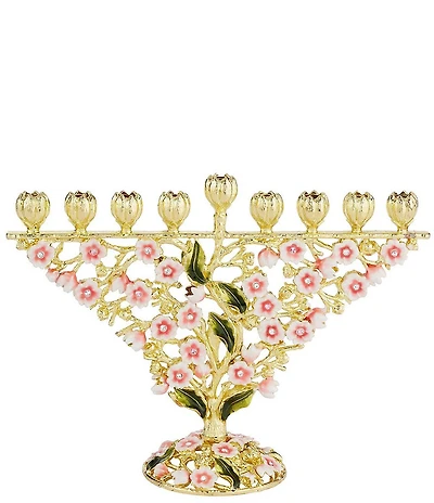 Olivia Riegel Bella Floral Crystal Menorah