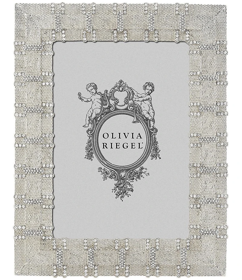 Olivia Riegel Carlyle Texturized Pave Crystal Frame