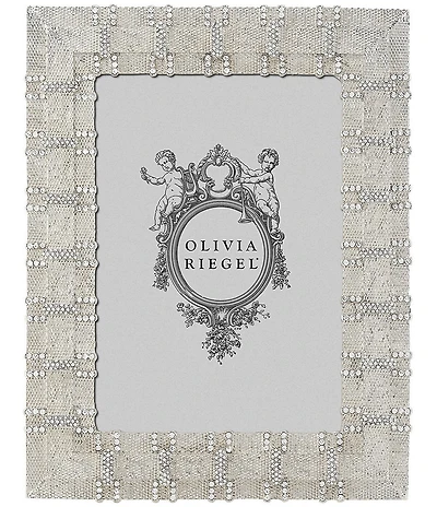 Olivia Riegel Carlyle Texturized Pave Crystal Frame