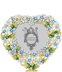 Olivia Riegel Daphne Floral Pattern Heart Frame, 3 x 3 in.