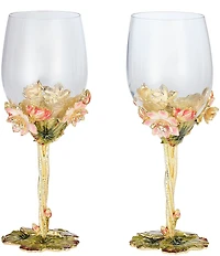 Olivia Riegel Lotus Wine Glass, Set of 2